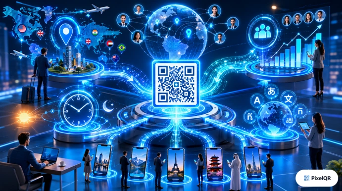 Smart QR code with dynamic routing rules